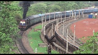 ALCO Love Forever 3 in 1 Konkan Railway  Jan Shatabdi Express  Diva Sawantwadi Passenger [upl. by Ttelracs]