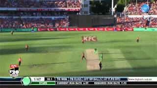 Scorchers v Stars semi highlights [upl. by Aljan]