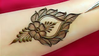 New stylish front hand mehndi design  Mehndi ka design  mehndi design  mehndi  mehandi [upl. by Uol638]