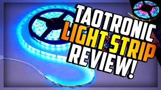 Taotronic RGB 5050 LED Strip Light Kit Product Review [upl. by Campball406]