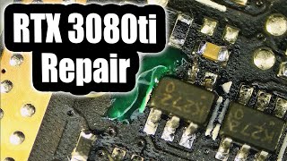 Nvidia RTX 3080Ti Graphics Card Repair Lost to Oblivion [upl. by Adeline798]