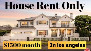 Cheap houses for rent under 1500 a month in los angeles  Private Back House for Rent LA [upl. by Eleanor624]