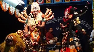 Yakshagana  Shri Devi Mahatme  5  Mahishasura vadhe  Kubanoor  Marnad  Nainad  Yekkaru [upl. by Vonny834]