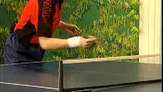 直拍 擺短 forehand drop shot penhold tranining table tennis [upl. by Fallon]