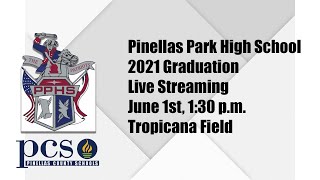 Pinellas Park High School Graduation 2021 [upl. by Seuqirdor865]