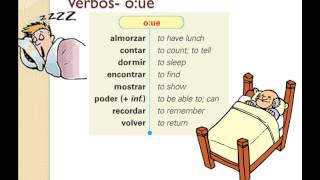 Stem Changing Verbs O UE [upl. by Eirrab]