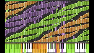 Black MIDI Synthesia  Shanghai Teahouse 31 Million Notes [upl. by Nuajed]