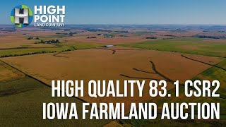 Productive 156 Acre Farmland Going To Auction  831 CSR2 Tillable Land in Winneshiek County [upl. by Keven]