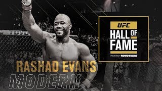 Rashad Evans Joins the UFC Hall of Fame [upl. by Leina]