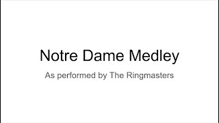 Notre Dame Medley Sing Along [upl. by Ivett]