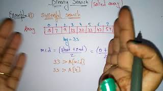 Binary Search examples  Successful search  Design amp Algorithms  Lec13  Bhanu Priya [upl. by France943]