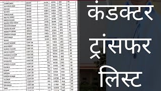 Conductor transfer list।BAWANA DEPOT। dtcinformation [upl. by Lew]