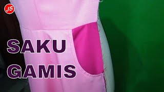 Membuat Saku Bobok dan Kupnat Baju Gamis Wanita [upl. by Brunk903]