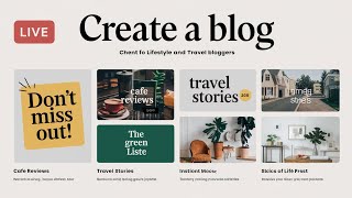 How to Create a Blog For 💰💲Earning  StartABlog [upl. by Enwahs]