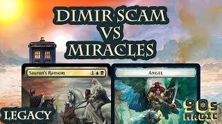 Dimir Scam vs Bant Miracles MTG Legacy [upl. by Udell]