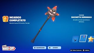 COME OTTENERE VELOCEMENTE BACCHETTA DEMONIACA PICCONE GRATIS FORTNITE INCUBO INCARICHI FORTNITEMARES [upl. by Airdnala]