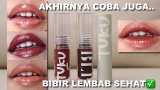 BLP X TUKU LIP VINYL amp BUTTER BALM COCOK UNTUK BIBIR KERING 💋  GLOSSY MELEMBABKAN  Maria Soelisty [upl. by Atteyek]