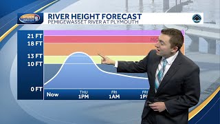 Heavy rain to cause flooding in parts of NH Wednesday night [upl. by Arette]