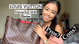 LOUIS VUITTON NEVERFULL MM REVIEW  PROS amp CONS  Corinne Arrowsmith [upl. by Maddi]