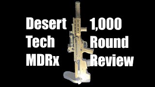 Desert Tech MDRx 1000rd Review PreSHOT 2024  WLVRN [upl. by Deedee]