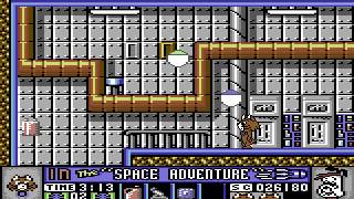 C64 Longplay 114 Ruff and Reddy in the Space Adventure [upl. by Nnylyt]