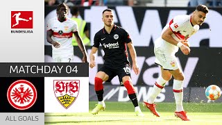 Remarkable Ending  Eintracht Frankfurt  VfB Stuttgart 11  All Goals  MD4 – Bundesliga 202122 [upl. by Nollek]