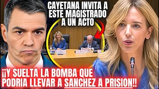 😱LA VENGANZA DE CAYETANA😱Se ALÍA con un EX MAGISTRADO del CONSTITUCIONAL🔥¡Y LE ARMA ESTA A SÁNCHEZ🔥 [upl. by Notnelc]