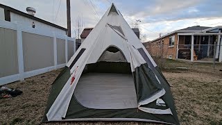 Ozark Trail 7person Teepee Tent [upl. by Godspeed]