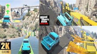 GTA online parkour BUBSTA 6X6 gameplay DAND LES MONTAGNES fun bolt [upl. by Sehguh531]