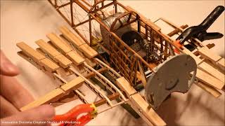 I Built Aircraft Biplan  Sopwith Camel  Artesania Latina  Part 8 [upl. by Immas]