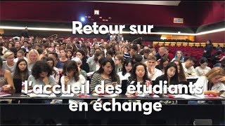 Retour sur  Laccueil des étudiants en échange [upl. by Ahcsim]