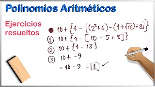 Cómo resolver los Polinomios Aritméticos paso a paso [upl. by Anneliese813]