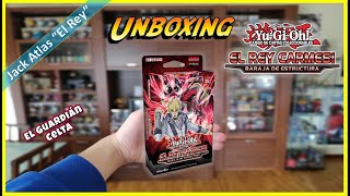 Unboxing YuGiOh JCC Baraja de Estructura El Rey Carmesí  Ideal para Empezar [upl. by Nwahshar368]