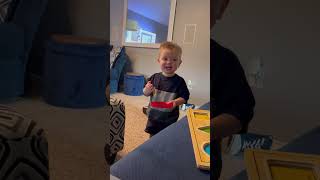 Child imitates cookie monster in Frisco Texas [upl. by Anertac]