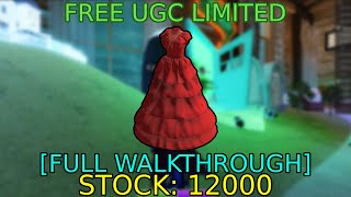 FREE UGC LIMITED FULL WALKTHROUGH HOW TO GET Lydia Wedding Dress IN Escape the Afterlife ROBLOX [upl. by Sialac871]