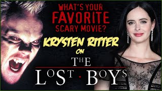 Krysten Ritter on THE LOST BOYS  Whats Your Favorite Scary Movie [upl. by Itram]