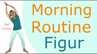 ☀️15 min Morning Routine Figur  easy Workout ohne Geräte [upl. by Irrahs699]