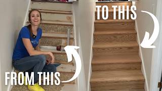 How to Install Retrofit StairtreadsStaircaps [upl. by Ymiaj480]