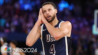 Night Night Watch Steph Curry put France to bed in slow motion  Paris Olympics  NBC Sports [upl. by Nuncia10]