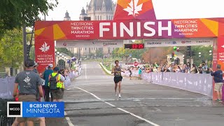 Twin Cities Marathon runners prepare for record heat [upl. by Noitsirhc]