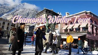 Chamonix France  A Captivating Winter Journey in 4K Snow Walk [upl. by Laet]