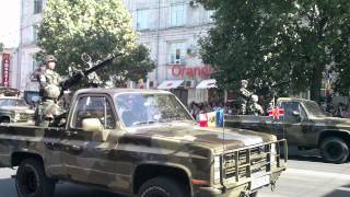 MOLDOVA Chisinau PARADA TEHNICII militare  Ziua Independentei 27082011 [upl. by Weissman806]