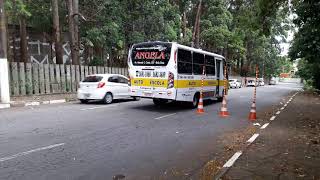 Auto Escola Angela Aula de Baliza micro ônibus [upl. by Yeltneb]