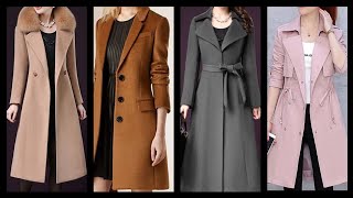 Fabulous collection of winter long coatjackets trench coat A Line style exclusive coat design ideas [upl. by Manvil]