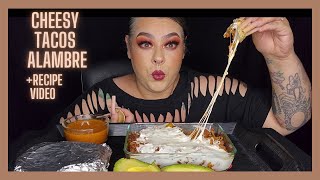 Tacos Alambre  recipe video mukbang [upl. by Ricki]