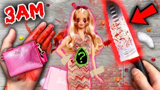 DO NOT CUT HAUNTED BARBIE DOLL FROM BARBIE MOVIE AT 3AM  WARNING POSSESSED [upl. by Schell191]