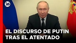 🚨 ATENTADO EN RUSIA  EN VIVO  𝗣𝘂𝘁𝗶𝗻 quot𝗖𝗮𝘀𝘁𝗶𝗴𝗮𝗿𝗲𝗺𝗼𝘀 𝗮 𝗹𝗼𝘀 𝘁𝗲𝗿𝗿𝗼𝗿𝗶𝘀𝘁𝗮𝘀quot [upl. by Ahsieat]