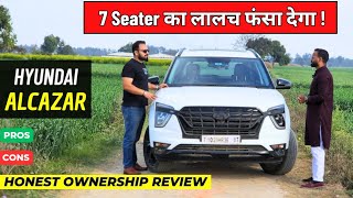 New Hyundai Alcazar Facelift 2024 🚀 Ownership Review 💯 [upl. by Maddeu390]