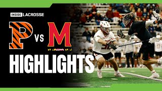 4K Lacrosse Highlights Princeton vs Maryland [upl. by Konstanze]