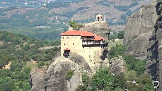 Kalampaka Greece  Meteora monasteries [upl. by Allicserp458]